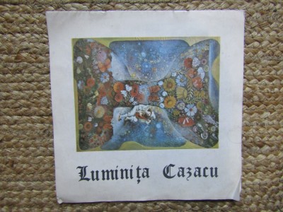 LUMINITA CAZACU - CATALOG DE EXPOZITIE , APRILIE - MAI , 1984 foto
