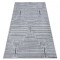 Covor Structural SIERRA G5018 țesute plate gri - frize, caro, 120x170 cm