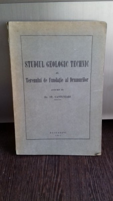 STUDIUL GEOLOGIC TECHNIC AL TERENULUI DE FUNDATIE AL DRUMURILOR foto