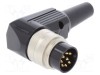 Conector LUMBERG M16 mufă tată 8 pini 5A 60V lipire cablu IP40