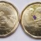 Set 2&times; 1 Dollar 2022 Canada, Celebrating Oscar Peterson, unc, normala &amp; color