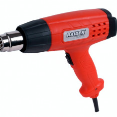 Pistol cu aer cald 2000 W 550 grade Raider Power Tools