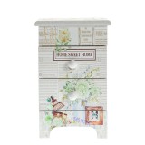 Cutie de bijuterii cu imprimeu floral 18.5 cm