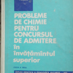 PROBLEME DE CHIMIE PENTRU CONCURSUL DE ADMITERE de V.T. MARCULETIU și POPESCU