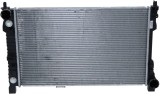 Radiator Mercedes Clasa C 07, Clk-Class 10, C-Sportcoupe 08, motor: 3.0 CDI, 3.2 V6, 3.2 V6 compressor, 5.4 V8, 650x396x34, Aluminiu/ Plastic