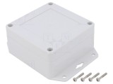 Carcasă universală ABS gri deschis 90x90x45mm