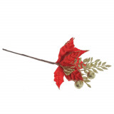 Floare rosie de Craciun 18 cm