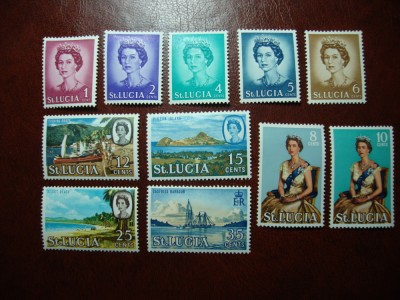ST. LUCIA ELISABETA II MH foto