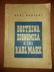 Doctrina economica a lui Karl Marx- Karl Kautski foto