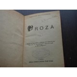 PROZA VOLUMUL I - DIMITRIE BOLINTINEANU