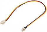Cablu prelungitor de alimentare ventilator PC FAN POWER 3-pin tata/mama 30cm Goobay 93631