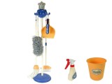 Set de curatenie pentru copii, din plastic cu 7 accesorii, LeanToys, 9414