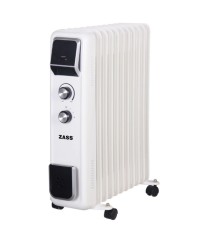 Calorifer electric cu ulei Zass ZR 11 E, 2500 W, 11 elementi, termostat reglabil - RESIGILAT