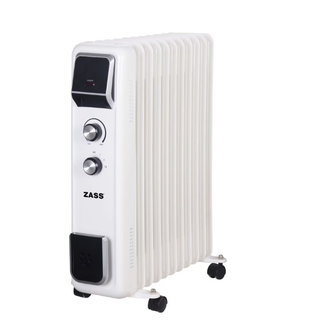 Calorifer electric cu ulei Zass ZR 11 E, 2500 W, 11 elementi, termostat reglabil - RESIGILAT