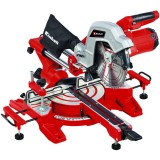 Fierastrau circular stationar (debitor lemn) cu sistem de glisare Einhell TC-SM 254, 1800 W, 5000 RPM, 254 mm diametru disc, 85 mm adancime maxima de