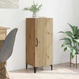 vidaXL Bufet Stejar Artizanal 34,5 x 34 x 90 cm Lemn compozit 880926