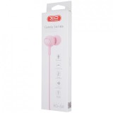 Handsfree Casti In-Ear XO Design S6, Cu microfon, 3.5 mm, Roz