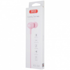 Handsfree Casti In-Ear XO Design S6, Cu microfon, 3.5 mm, Roz