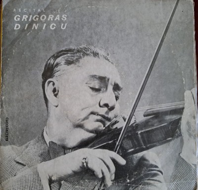 Disc vinil Grigoraș Dinicu - Recital Grigoraș Dinicu (10&amp;quot;, Album, Comp, Mono)-Electrecord-EPD 1063 foto