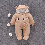 Combinezon plusat crem - Kitty (Marime Disponibila: 3-6 luni (Marimea 18