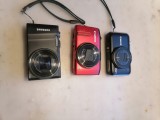 Cumpara ieftin lot 3 x aparat foto digital CANON SX230 / SX280 si SAMSUNG WB700 functionale