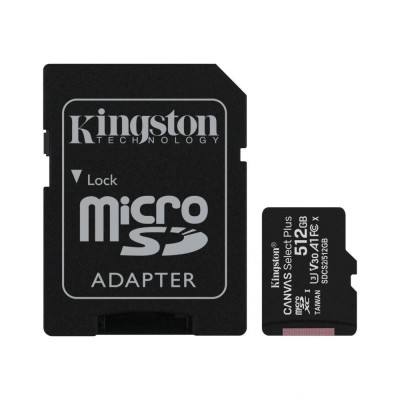CARD MicroSD KINGSTON, 512 GB, MicroSDXC, clasa 10, standard UHS-I U3, &amp;quot;SDCS2/512GB&amp;quot; (timbru verde 0.03 lei) foto