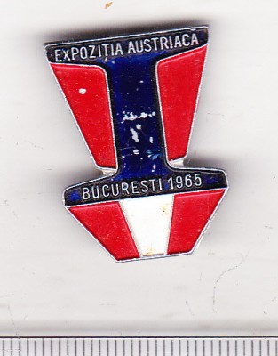 bnk ins Insigna Expozitia austriaca Bucuresti 1965 foto