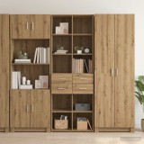 Cumpara ieftin Biblioteca Stejar artizanal 30 x 42.4 x 185.2 cm Lemn prelucrat