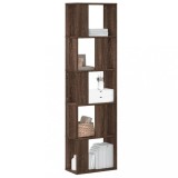 VidaXL Bibliotecă 5 niveluri stejar maro 45x23,5x162,5 cm lemn