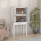 Gossi dulap inalt, alb, 60x40x120 cm, lemn masiv de pin