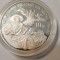 CHINA 10 yuan 1982 GOETHE PROOF argint, 27 g tiraj 10 000 buc moneda din foto