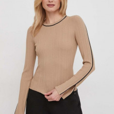 Sisley pulover femei, culoarea bej