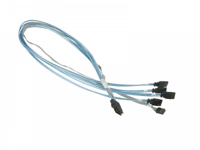 Cablu Nou Sigilat miniSAS SFF-8087 la 4 SATA 98cm foto