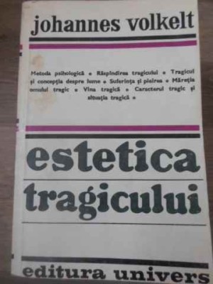 ESTETICA TRAGICULUI-JOHANNES VOLKELT-259852 foto
