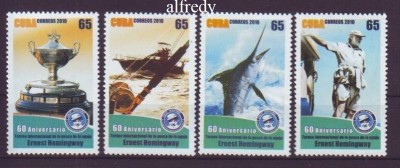 CUBA 2010, Aniversari - Hemingway, serie neuzata, MNH foto