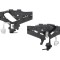 Maner usa interior Citroen C5 (Dc/De), 03.2001-01.2008, fata, Stanga, negru / crom; cu tija cromata