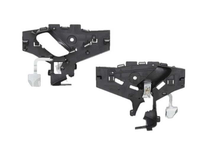 Maner usa interior Citroen C5 (Dc/De), 03.2001-01.2008, fata, Stanga, negru / crom; cu tija cromata