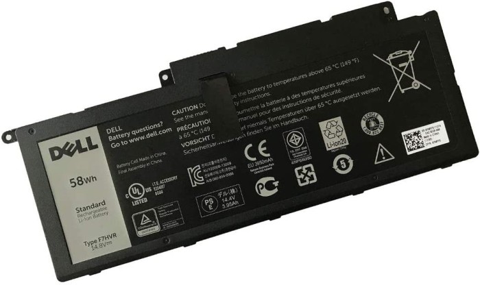 Baterie Laptop, Dell, Inspiron 17 7737, 7746, 0G4YJM, 62VNH, F7HVR, 14.8V, 3800mAh, 58Wh