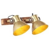 Lampa de perete industriala, aramiu, 45 x 25 cm, E27