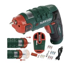 Surubelnita fara fir cu acumulator si incarcator inclus PARKSIDE&reg; 4V &bdquo;Rapidfire 2.2&rdquo; cu capete interschimbabile incluse