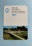 Calendar 1982 editura enciclopedia