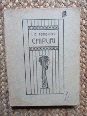 I.E. Torouțiu - Chipuri, Cluj, 1912, Editie Princeps. Carte bibliofilie