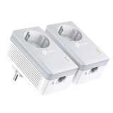 Cumpara ieftin Starter kit Powerline TP-LINK TL-PA4010PKIT AV600 Passthrough - TP-LINK TL-PA4010PKIT