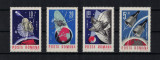 ROMANIA 1966 - Cosmonautica / serie completa MNH, Nestampilat