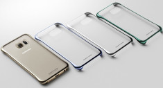 Husa originala Glossy Cover Samsung Galaxy S6 Edge + Plus G928 + stylus foto