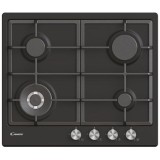 Plita incorporabila Candy CHG6BF4WPBB, Gaz, 4 arzatoare, Wok, negru