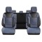 Set Huse Scaune Auto pentru Lancia Prisma - DeluxeBoss Classico, pentru bancheta rabatabila fractionata, 11 piese, albastru-alb