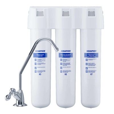 Filtru apa potabila, Aquaphor Crystal, cu robinet, 2.5 l/min foto