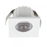 Spot LED Patrat pentru Mobila 35x35mm 3W 4100K lumina neutra SPN70205