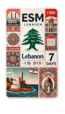 eSIM Lebanon 1GB 7Days foto